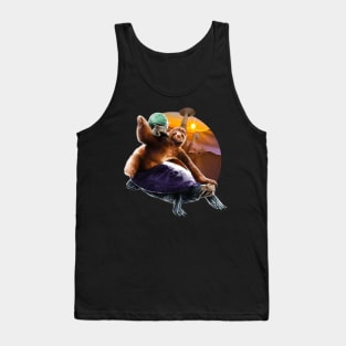 Sloth Turtle Snail Tank Top